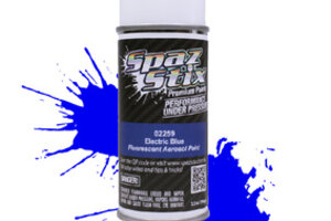 Spaz Stix SZX02259 Electric Blue Fluorescent Aerosol Paint, 3.5oz Can