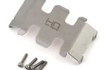 Hot Racing HRASXTF332C  Stainless Steel Center Belly Skid Plate SCX24