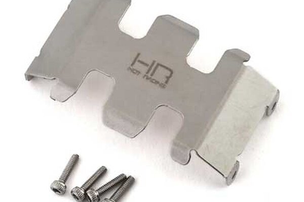 Hot Racing HRASXTF332C  Stainless Steel Center Belly Skid Plate SCX24