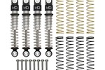 Hot Racing HRASXTF428LT Aluminum Threaded Long Travel Shocks Set (4): SCX24