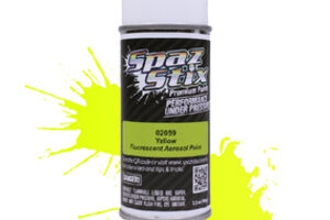 Spaz Stix SZX02059  Yellow Fluorescent Aerosol Paint, 3.5oz Can