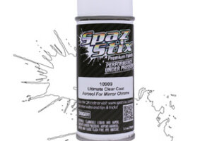 Spaz Stix SZX10909  Ultimate Clear Coat for Mirror Chrome, Aerosol Paint, 3.5oz