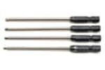 Protek RC PTK-8243 TRUTORQUE METRIC POWER TOOL TIP SET (1.5, 2.0, 2.5, 3.0MM)