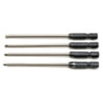 Protek RC PTK-8243 TRUTORQUE METRIC POWER TOOL TIP SET (1.5, 2.0, 2.5, 3.0MM)