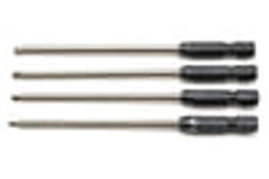 Protek RC PTK-8243 TRUTORQUE METRIC POWER TOOL TIP SET (1.5, 2.0, 2.5, 3.0MM)
