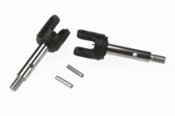 Traxxas 2753X Stub axles, rear (2)