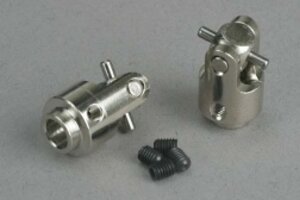 Traxxas 4628X  Differential output yokes, hardened steel (w/ U-joints) (2)