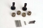 2382  Planet gears (4)/ planet shafts (4)/ sun gears (2)/sun gear alignment shaft (1) all hardened steel