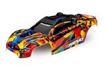 Traxxas 8612 Body, E-Revo®, Solar Flare (painted, decals applied) (assembled with front & rear body mounts and rear body support for clipless mounting)