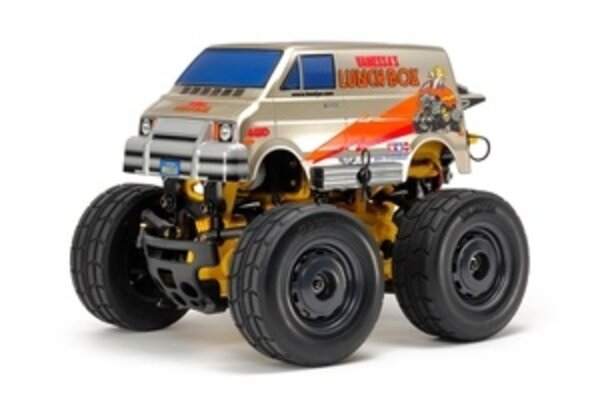 Tamiya TAM46706 1/10 RC X-SA Lunch Box Gold Edition Truck Kit, w/ SW-01 Chassis