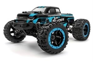 Blackzon BZN540104 Slyder MT 1/16 4WD Electric Monster Truck - RTR - Blue