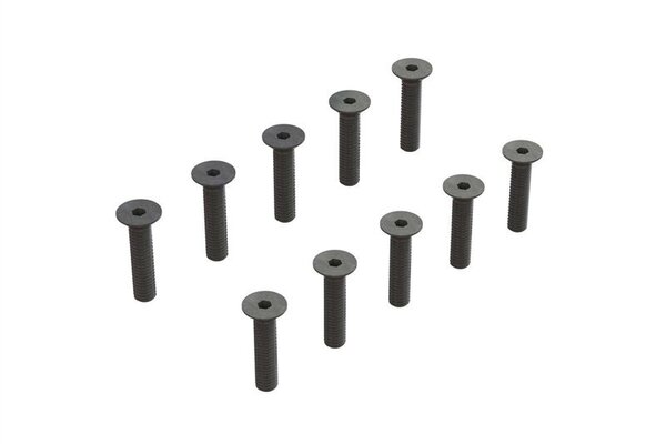 ARRMA ARA703016 Flat Head Hex Machine Screw M3.5x16mm (10)