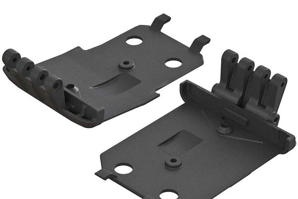 ARRMA ARAC9260   AR320401 F/R Lower Skidplate (2) 4x4 Granite MEGA