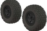 ARRMA AR550042 Fortress SC Tire Set Glued Black (2) ARRMA AR550042 Fortress SC Tire Set Glued Black (2)