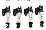 Powerhobby PHBPHSCX2401 Axial SCX24 Aluminum Threaded Mini/Micro Shocks Front Rear BLACK