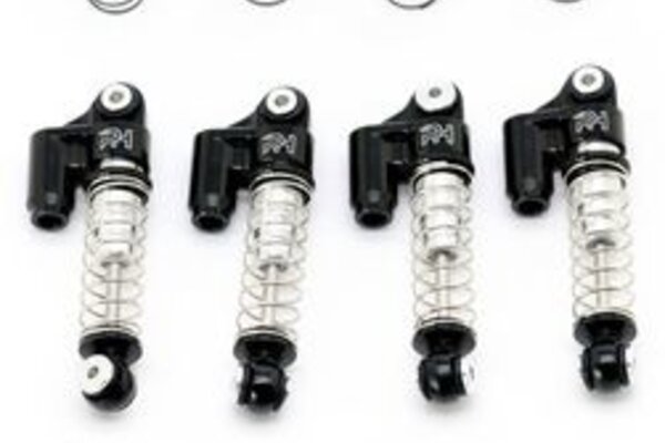 Powerhobby PHBPHSCX2401 Axial SCX24 Aluminum Threaded Mini/Micro Shocks Front Rear BLACK