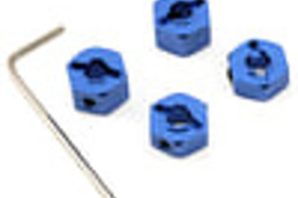 ST Racing Concepts SPTST3654-12B  12MM CLAMP WHEEL HEX ADAPT (BLUE)