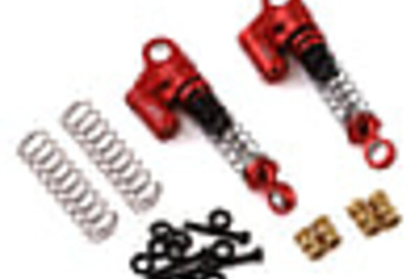 Yeah Racing YEA-AXSC-047RD  Yeah Racing SCX24 Aluminum Shock (Red) (2)