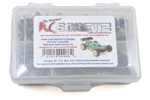 RC Screwz RCZLOS086  RC Screwz TLR 8IGHT-E 4.0 Buggy 1/8 Stainless Screw Kit