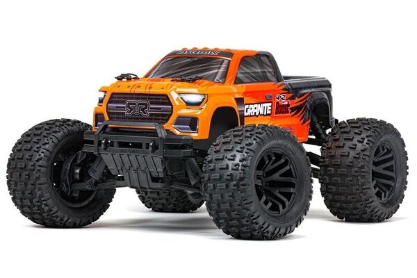 ARRMA ARA4102V4T1  1/10 GRANITE 4X2 BOOST MEGA 550 Brushed Monster Truck RTR, Orange Item No. ARRMA - ARA4102V4T1