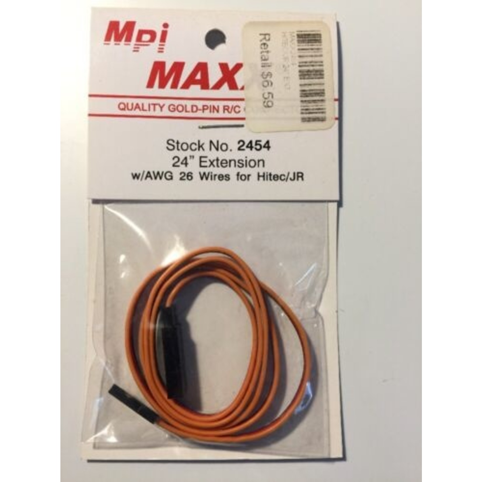 2454 Extensions with 26 AWG Reg. Wires - Extreme R/C Hobbies