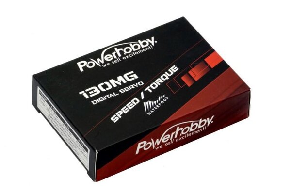 Powerhobby PH130MG  Powerhobby 130MG 30kg High Torque Metal Gear Waterproof HV Servo 1/10 Scale Digital Standard Servo