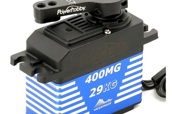 Powerhobby PH400MG  Powerhobby 400MG Waterproof High Torque Steel Gear 29KG Servo Aluminum Case