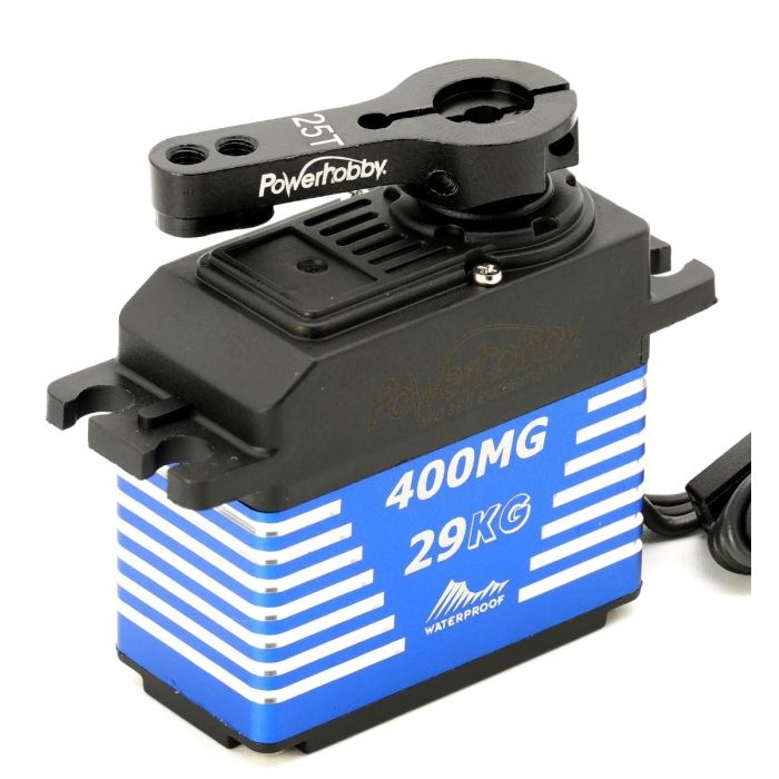 PH400MG Powerhobby 400MG Waterproof High Torque Steel Gear 29KG Servo