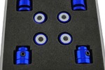 Powerhobby PH2001-Blue  Powerhobby Crosshair Magnetic Body Mount / Mounting Kit 1/10 On Road Car Blue