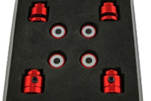 Powerhobby PH2001-Red  Powerhobby 1/10 Car Crosshair Magnetic Body Mount / Mounting Kit On-Road Red