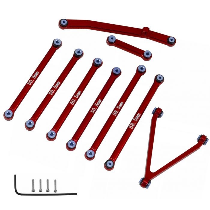 1/24 RC Crawler Auto In Ottone Pesante Telaio Collegamenti Asta - Foto 7