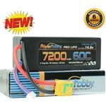 Power Hobby PH4S7200MAH60CXT90HC PowerHobby 4S 14.8V 7200mAh 60C-120C Lipo Battery XT90 Plug 4-Cell Hard Case