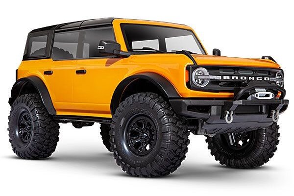 Traxxas 92076-4-ORNG TRX-4® Scale and Trail® Crawler with 2021 Ford® Bronco Body:  4WD Electric Truck with TQi™ Traxxas Link™ Enabled 2.4GHz Radio System