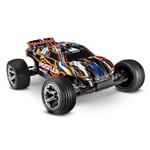 Traxxas 37076-74-ORNG Rustler® VXL:  1/10 Scale Stadium Truck with TQi™ Traxxas Link™ Enabled 2.4GHz Radio System & Traxxas Stability Management (TSM)®