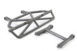 Traxxas 5836 Bumper, rear/ bumper mount, rear (black)