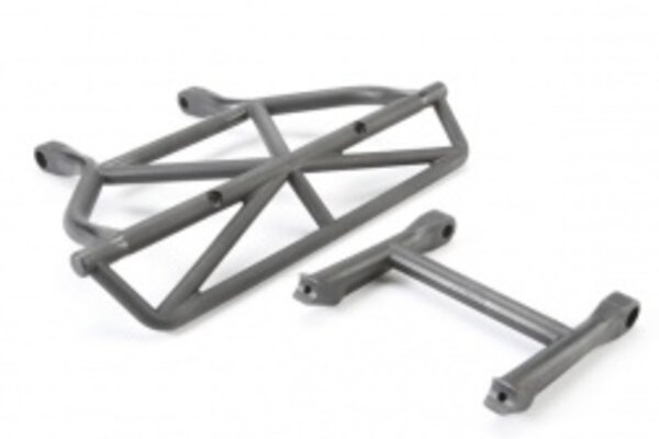 Traxxas 5836 Bumper, rear/ bumper mount, rear (black)