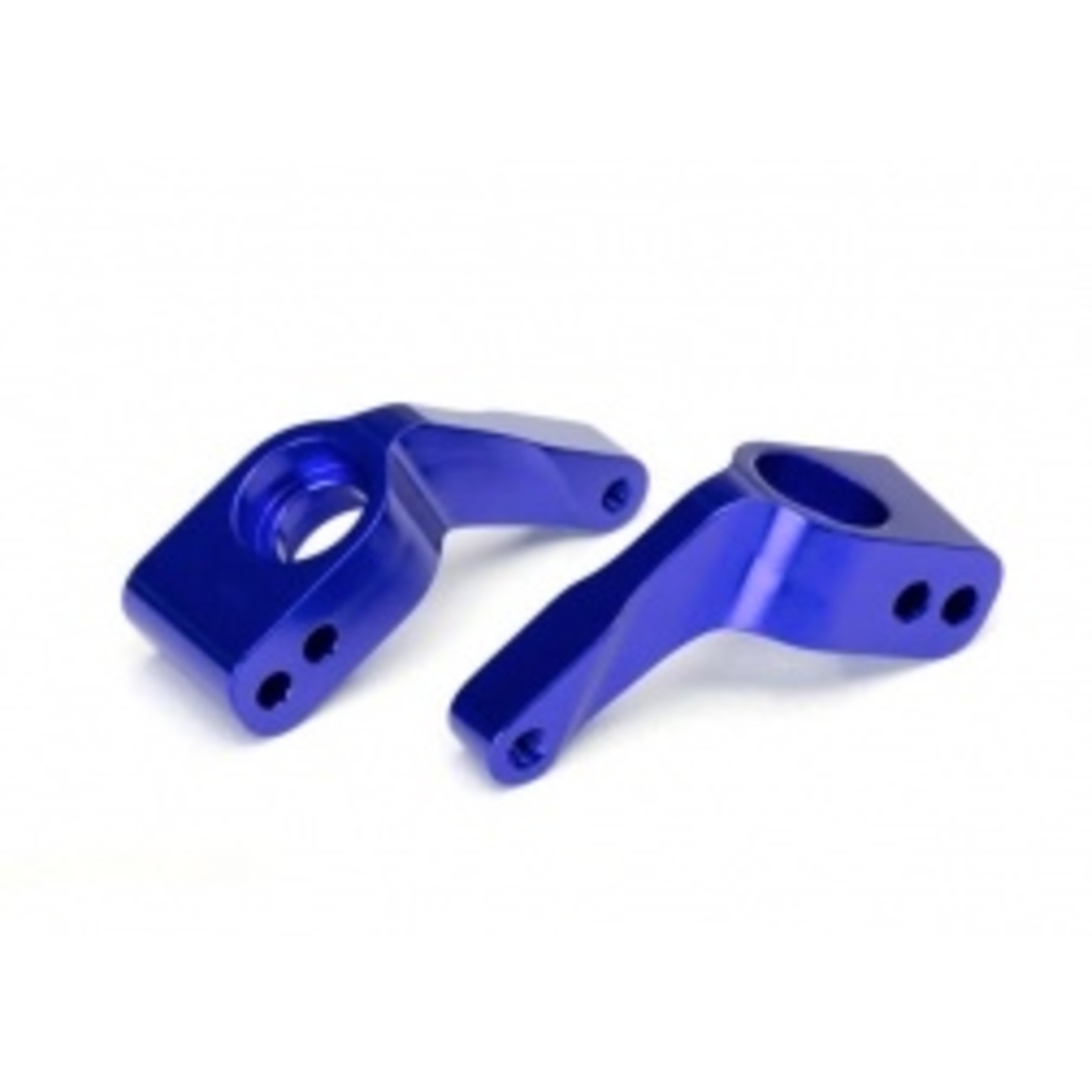 Traxxas 3652A Stub axle carriers, Rustler®/Stampede®/Bandit® (2), 6061-T6 aluminum (blue-anodized)/ 5x11mm ball bearings (4)