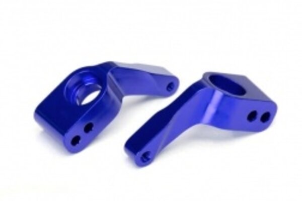 Traxxas 3652A Stub axle carriers, Rustler®/Stampede®/Bandit® (2), 6061-T6 aluminum (blue-anodized)/ 5x11mm ball bearings (4)