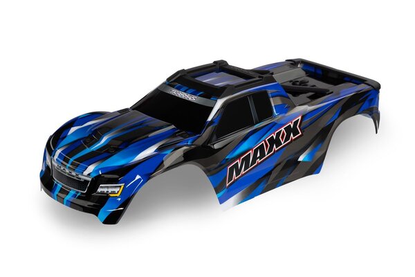 Traxxas 8918A Body, Maxx®, blue (painted, decals applied) (fits Maxx® with extended chassis (352mm wheelbase))