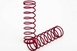 Traxxas 3758R Springs, front (red) (2)
