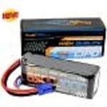 Power Hobby PHB4S6500MAH100CEC5  Powerhobby 4S 14.8V 6500mAh 100C Lipo Battery w EC5 Plug Soft Case