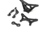 LOSI FR/RR Shock Tower Wing Stay: Mini-T 2.0, Mini-B