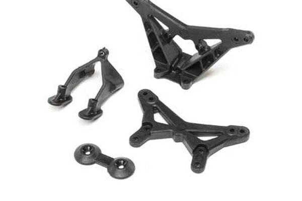 LOSI FR/RR Shock Tower Wing Stay: Mini-T 2.0, Mini-B