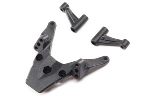 LOSI LOS211011  FR Bulkhead, FR Brace Lft/Rt: Mini-T 2.0