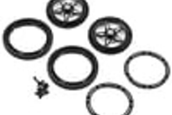 DragRace Concepts DRC-2000  DragRace Concepts 5 Spoke Ultra Lock Front Wheels (Black) (2)