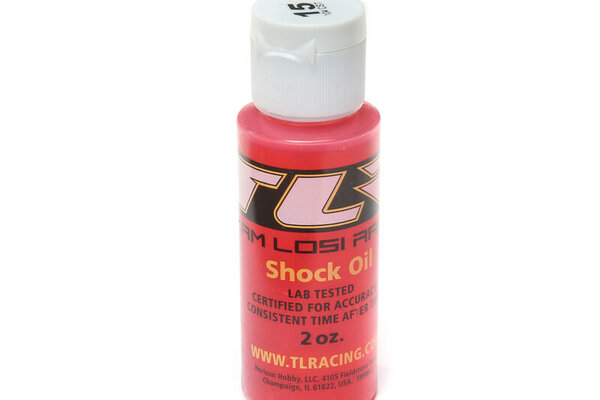 TLR (Team Losi Racing) TLR74000  SILICONE SHOCK OIL, 15WT, 104CST, 2OZ