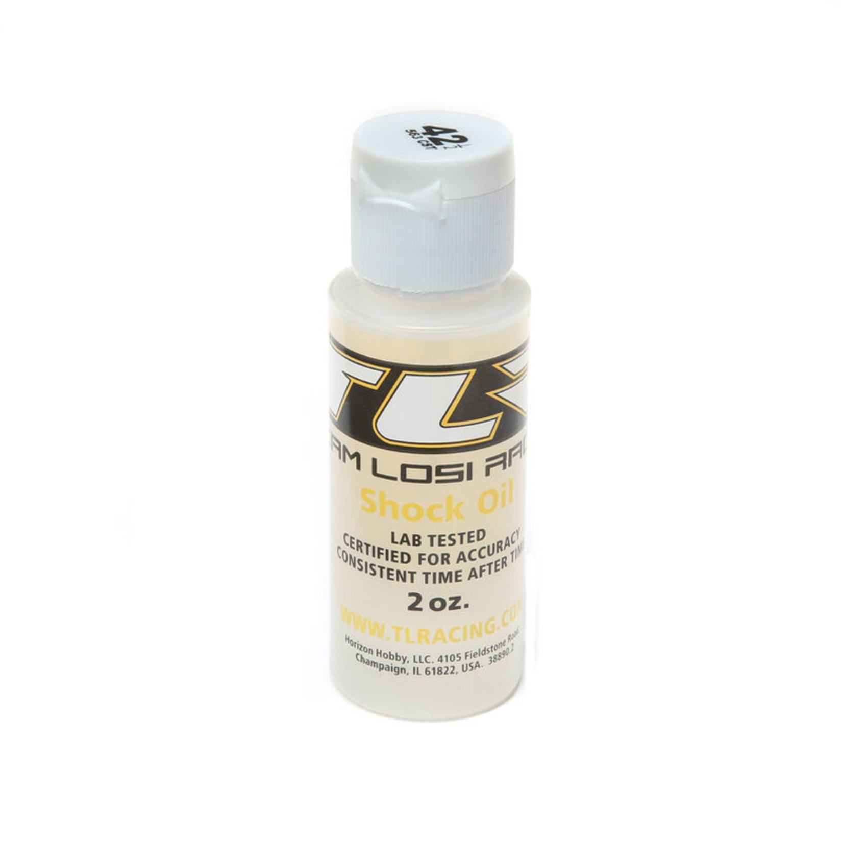 TLR TLR74011  SILICONE SHOCK OIL, 42.5WT, 563CST, 2OZ