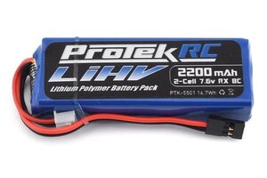 Protek RC PTK-5501 ProTek RC HV LiPo Receiver Battery Pack (Mugen/AE/8ight-X) (7.6V/2200mAh)