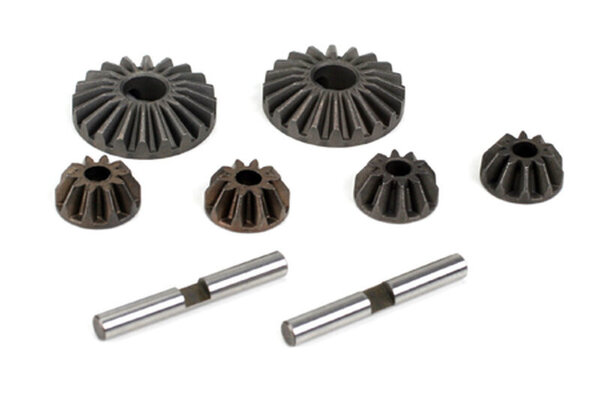 LOSI LOSA3502  Differential Gear & Shaft Set: 8B,8T