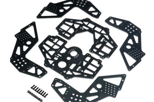 LOSI LOS241034  Chassis Side Plate Set: LMT